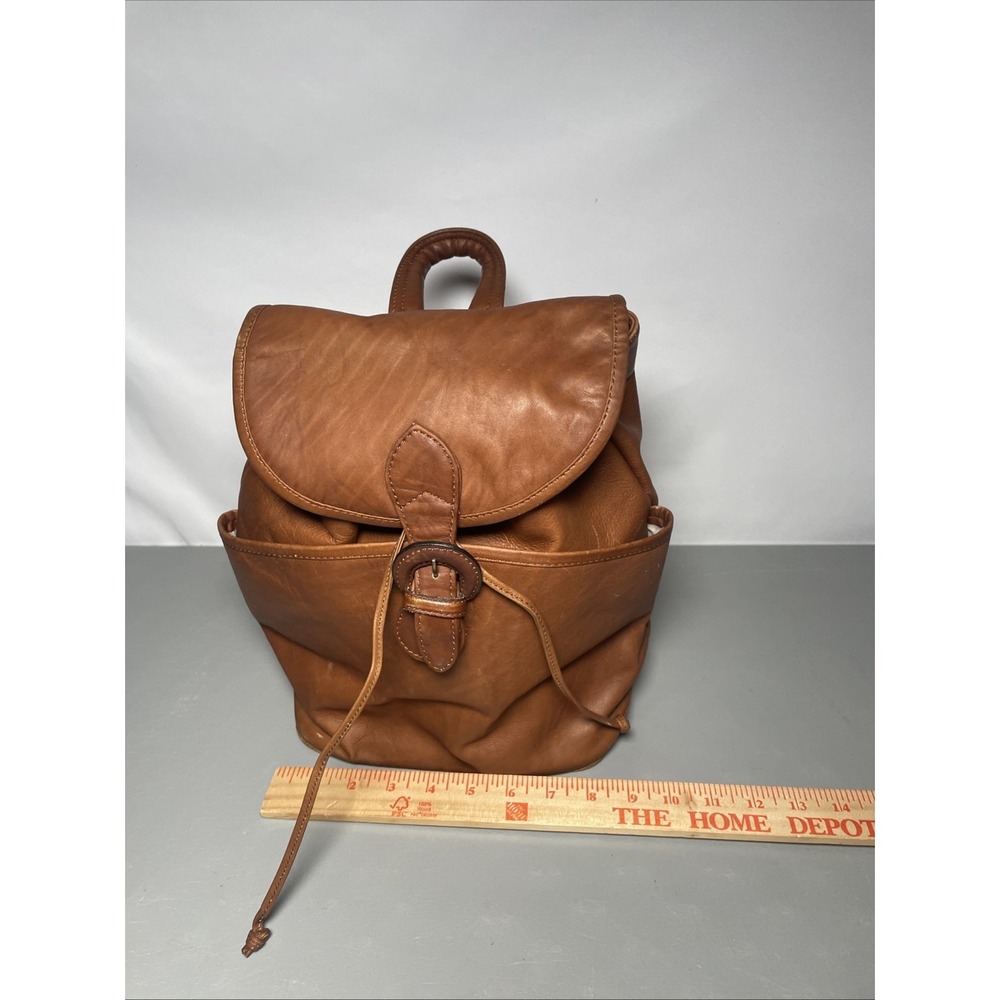 Boulder Ridge Backpack Cowhide Leather Rucksack Bag - Picture 13 of 14